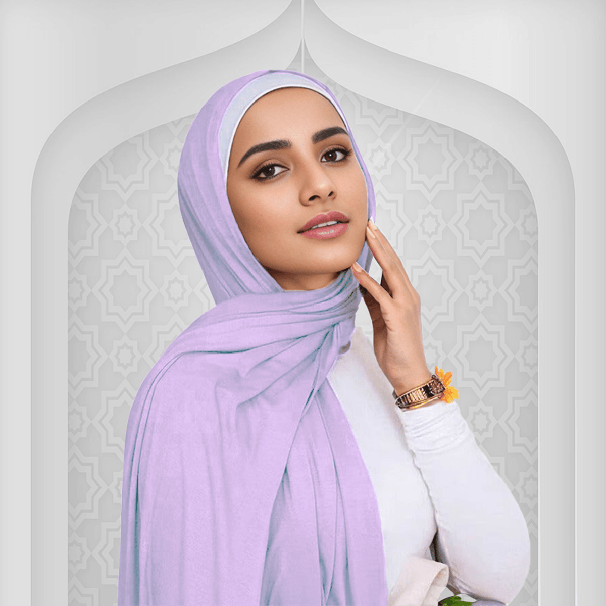 Lilac Jersey Scarf – Shop Online Jersey Hijab for Women USA