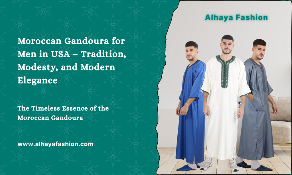 Moroccan Gandoura for Men in USA