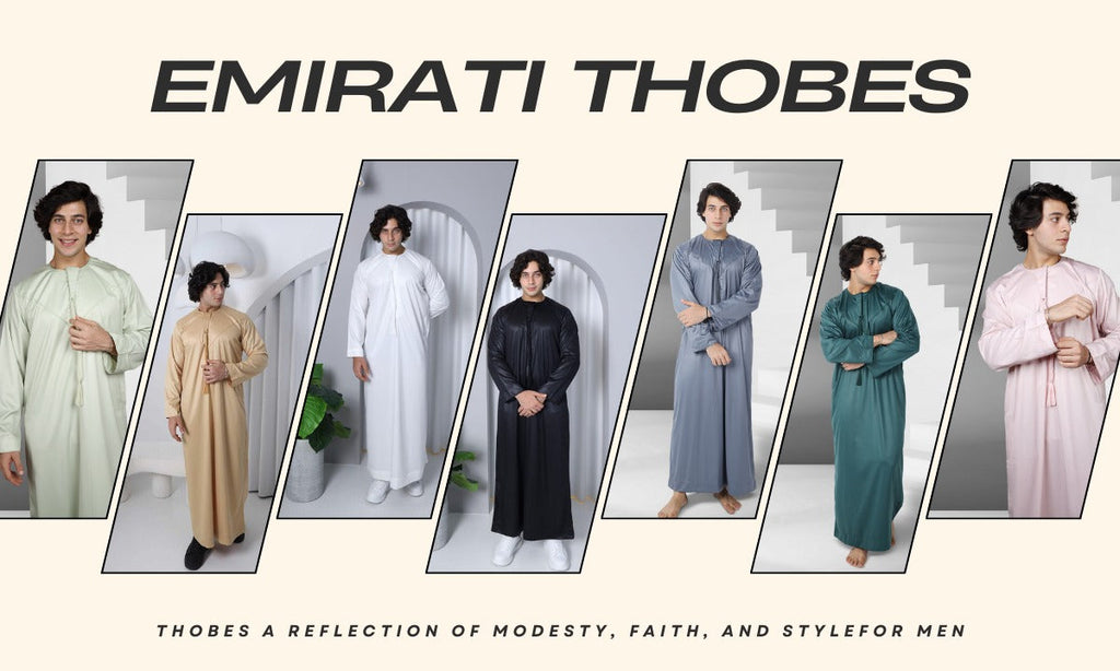 Emirati thobes for Men - Shop now from Alhaya Fashion USA