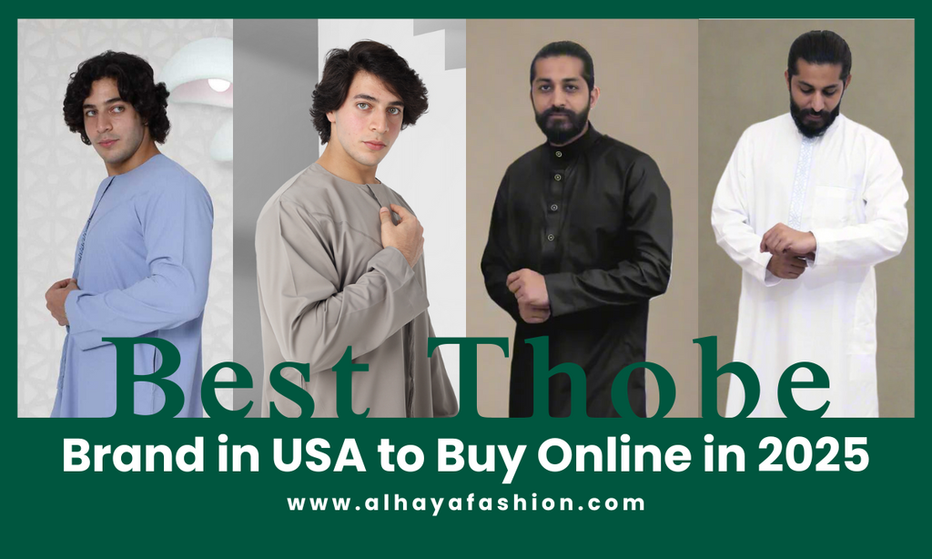 Best Thobe Brand in USA – Stylish Emirati Thobe for men by Alhaya Fashion