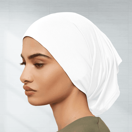 Inner Cap Hijab White