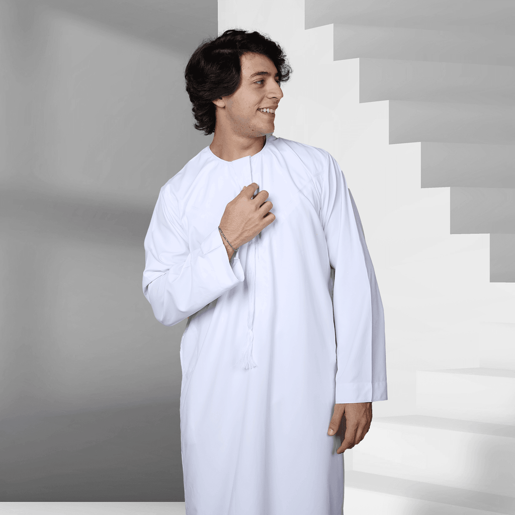 Buy White Emirati Thobe for Men Online