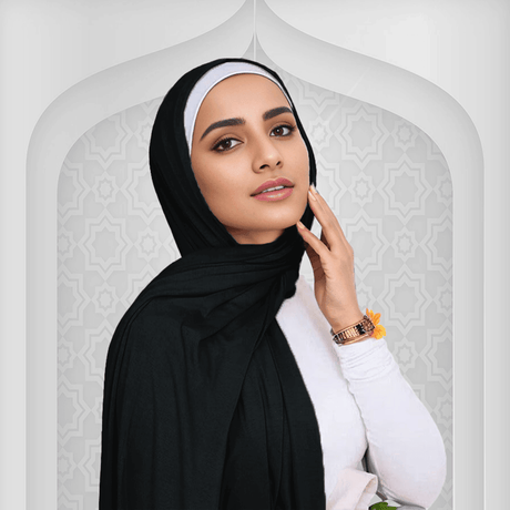 Black Jersey Scarf for Women USA – Soft and Stylish Hijab