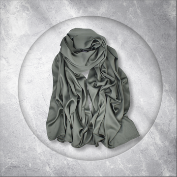 Buy Teal Green Satin Hijab Online