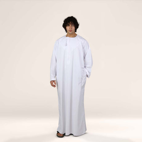 dishdasha dress Triple White Omani Dishdasha for Men