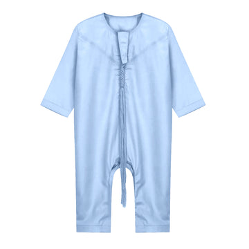 Kids Emirati Thobe Jumper Suit Tropical Blue