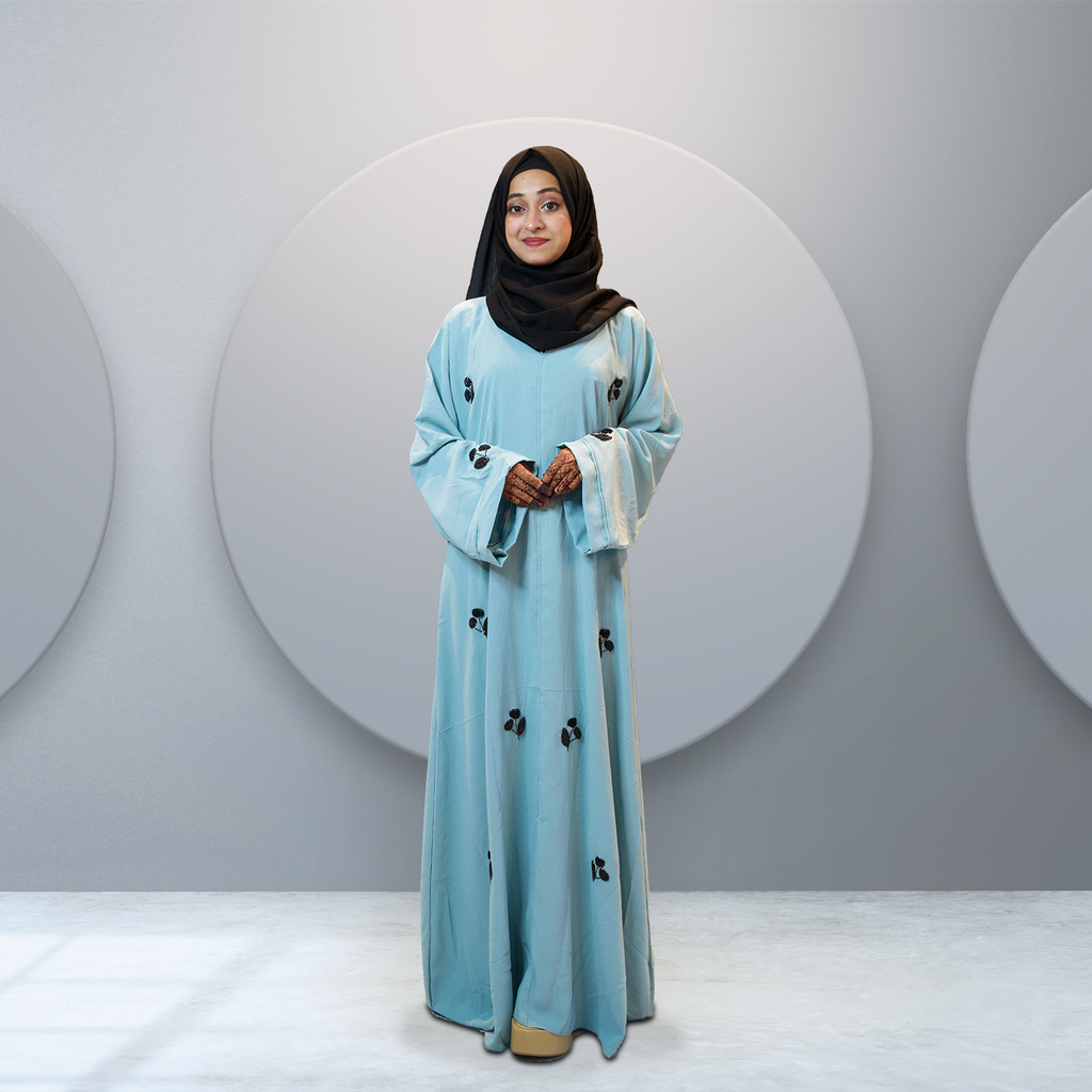 Blue Kaftan Abaya for Women
