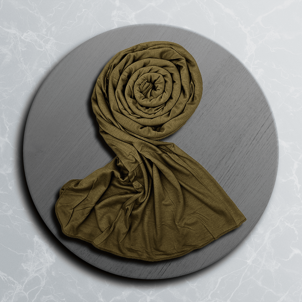 Women’s Olive Jersey Scarf USA – Lightweight Modest Hijab