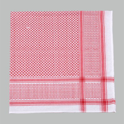 Shemagh/Keffiyeh Red and White