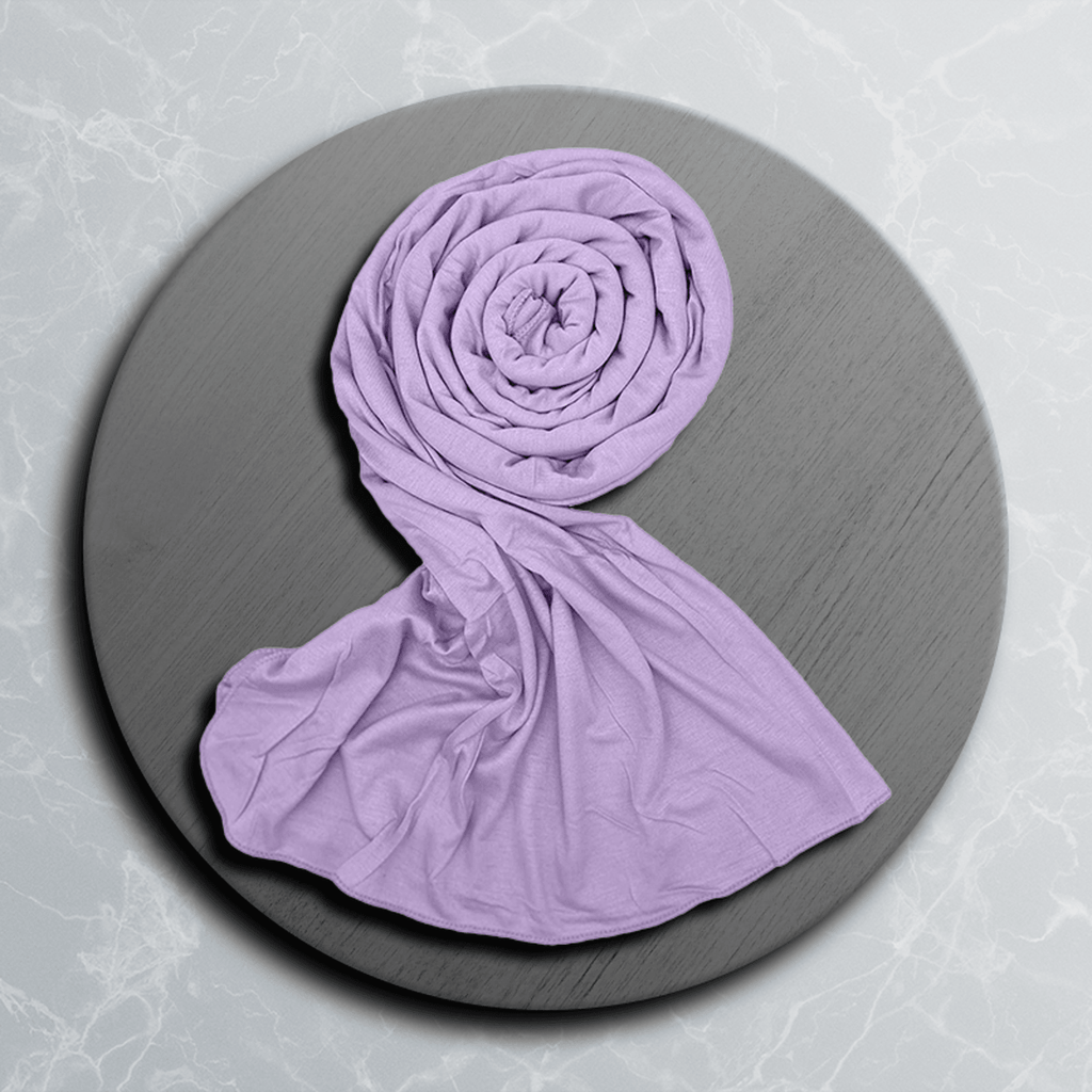 Women’s Lilac Jersey Scarf USA – Lightweight and Stretchable Hijab