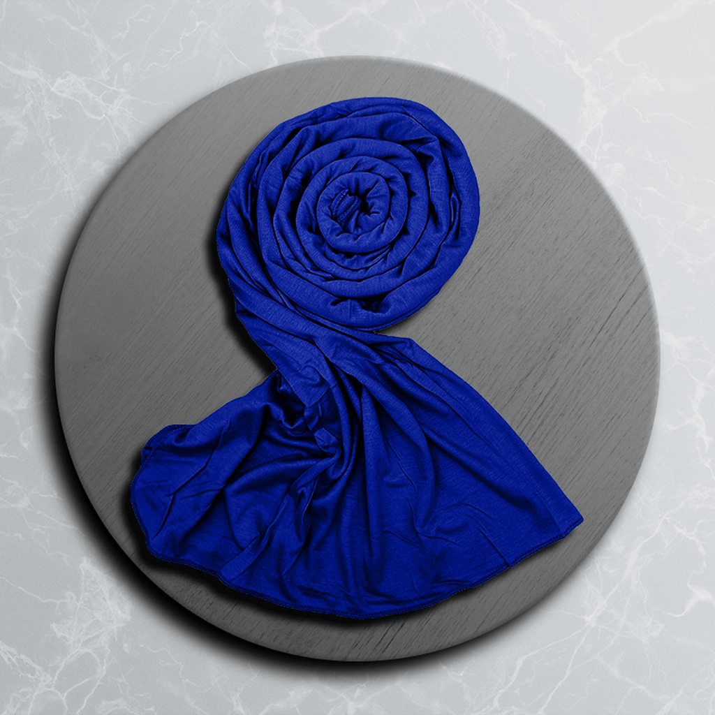 Women’s Blue Jersey Scarf USA