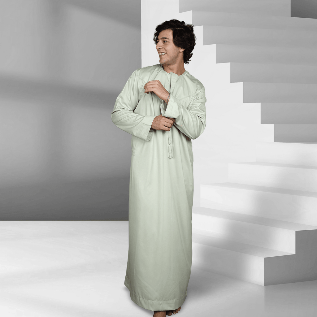 Shop Green Mist Emirati Thobe for Men