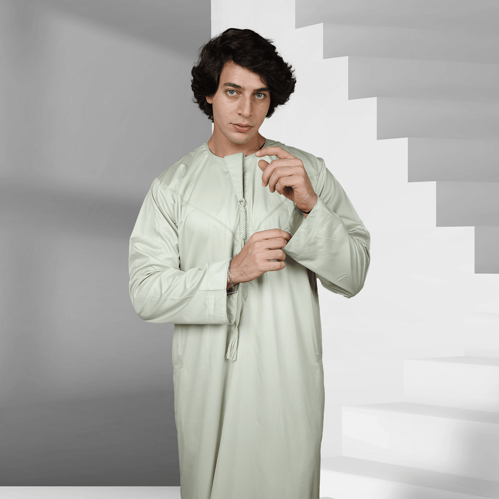 Men's Green Mist Emirati Thobe Online