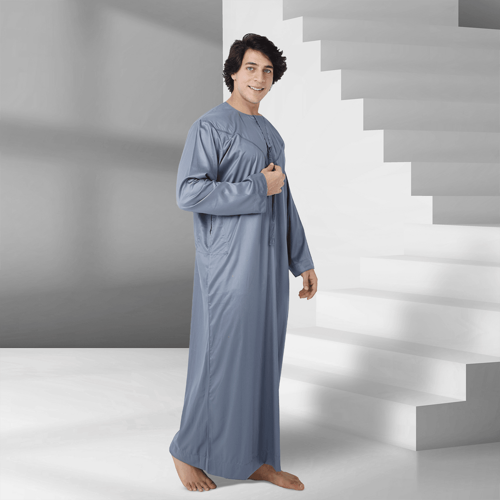 Buy Grey Emirati Thobe for Men