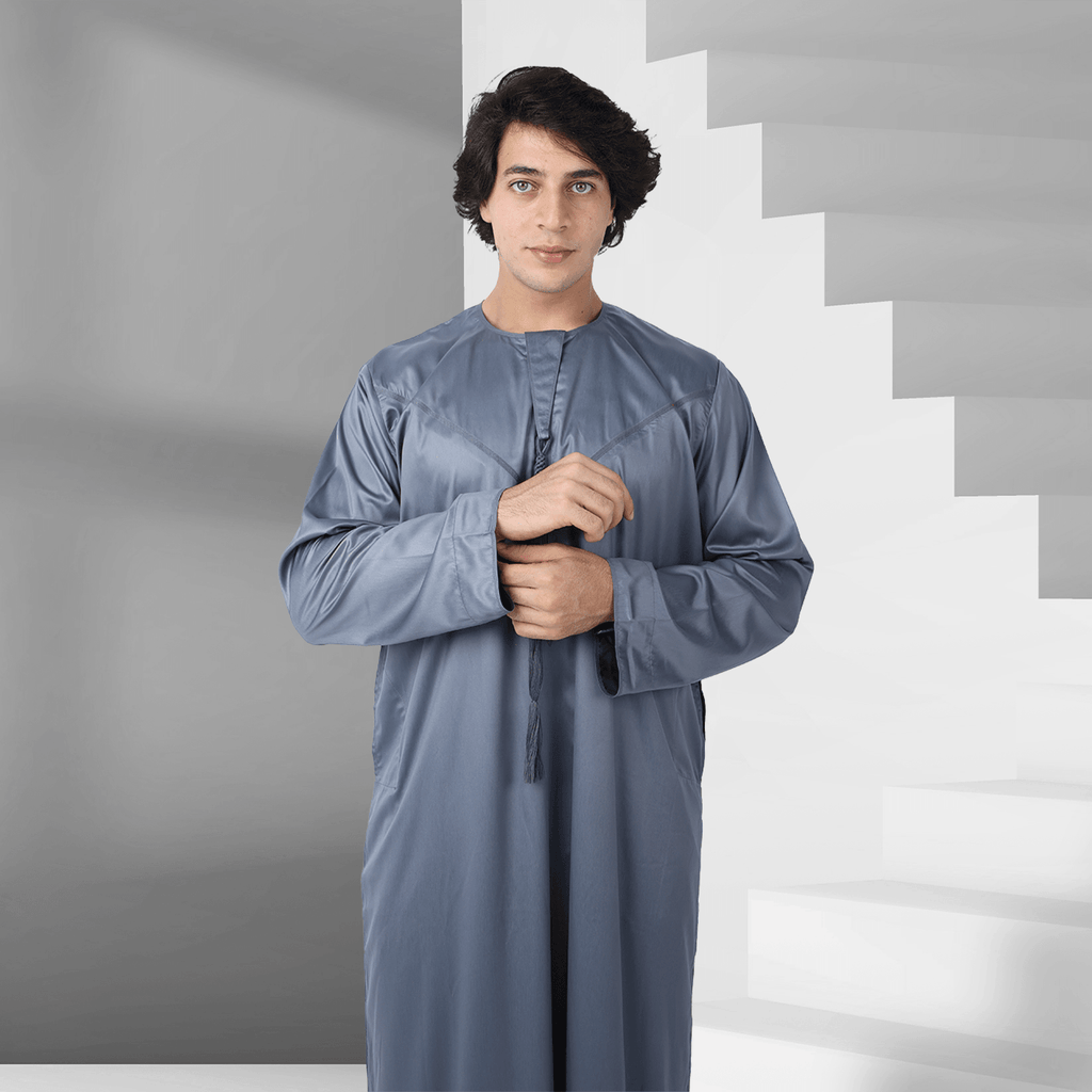 Shop Grey Emirati Thobe for Men Online