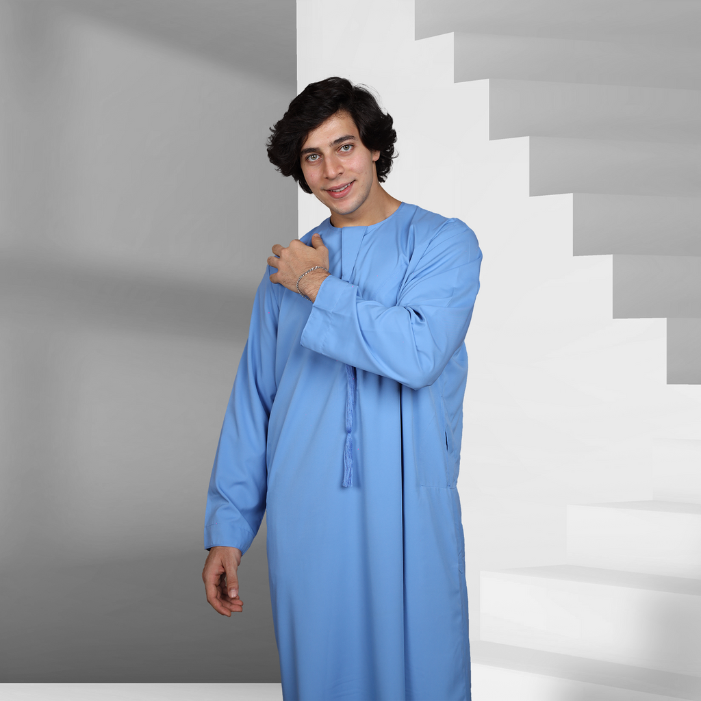 Buy Jordy Blue Emirati Thobe for Men Online