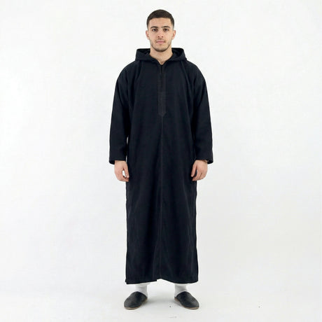Moroccan Djellaba Noir Marocain USA online modest fashion store