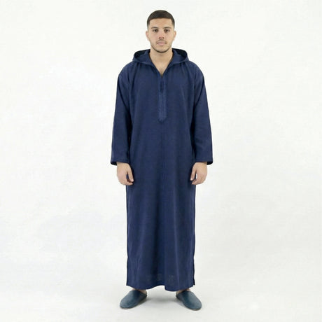 Moroccan Djellaba Chefchaouen Blue elegant Moroccan attire USA
