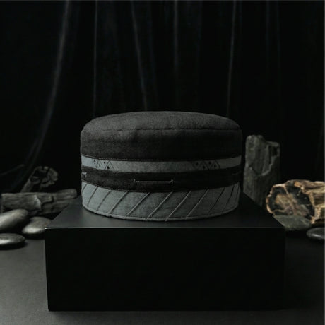 Amanah Kufi Layl Midnight Black modest Muslim headwear USA
