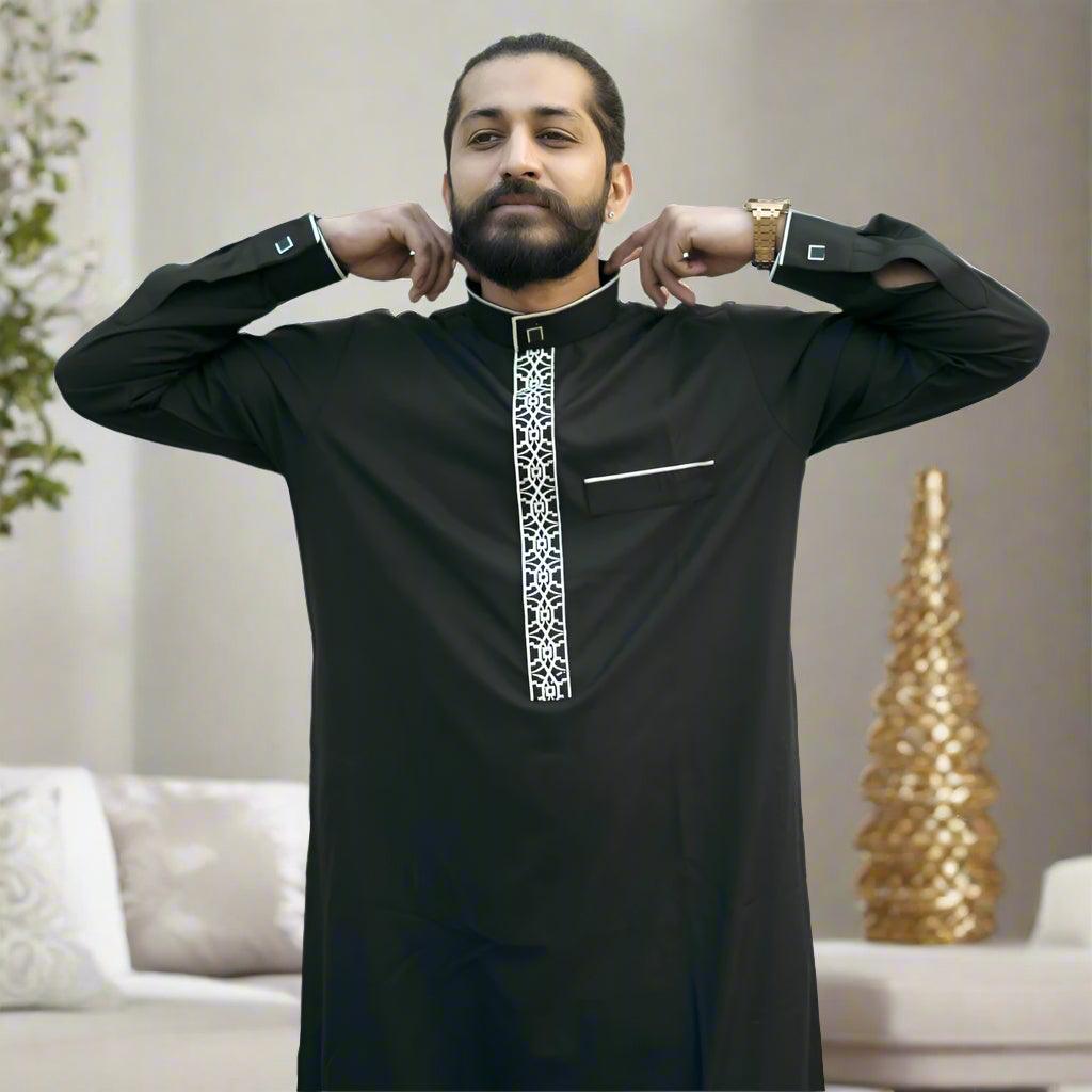 Purchase  Black Prestige Thobe Online