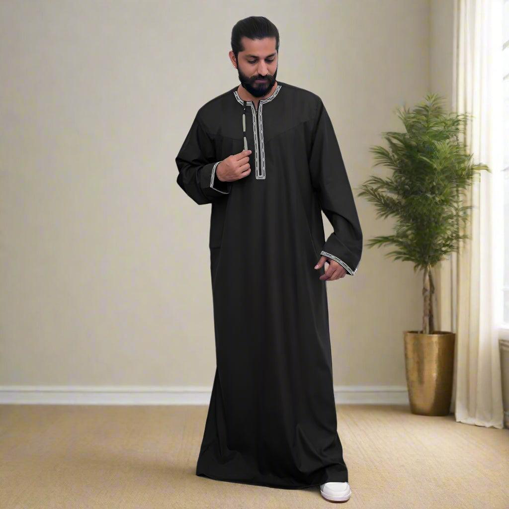 Online Omani Black Thobe