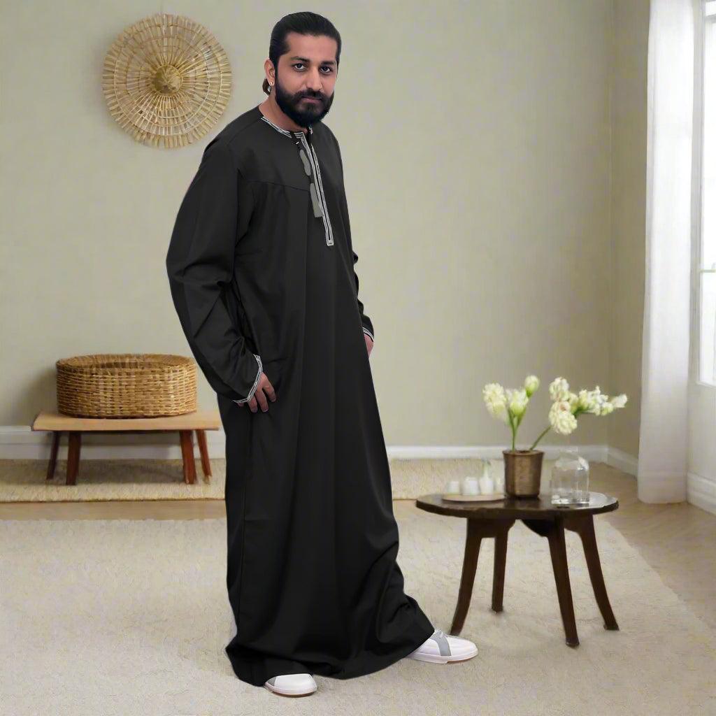 Omani Black Dishdasha