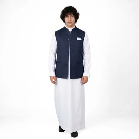 Midnight Sapphire Waistcoat front