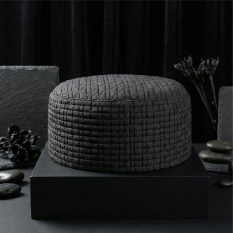 Heritage Quilted Kufi Imperial Black men’s prayer cap USA