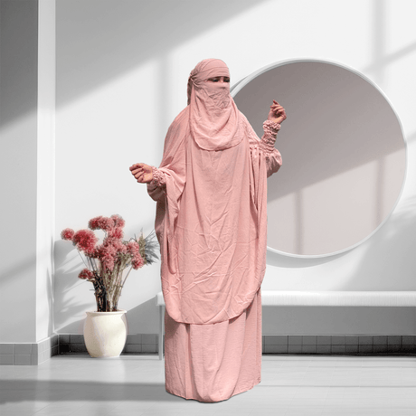 Jilbab Pink Abaya