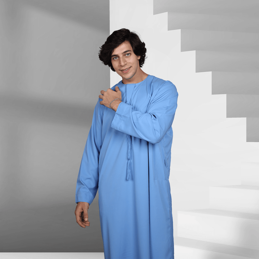 Buy Jordy Blue Emirati Thobe for Men Online