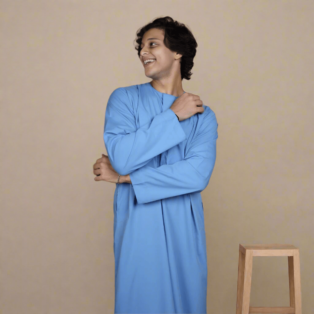 Shop Jordy Blue Emirati Thobe for Kids Online at Alhaya Fashion