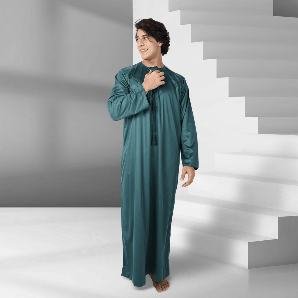 Shop Mineral Green Emirati Thobe for Men Online