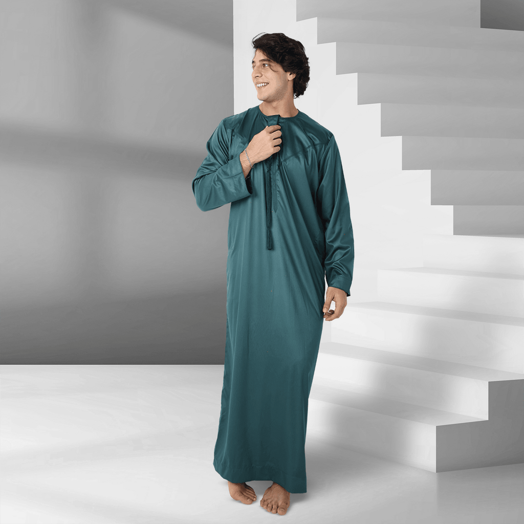 Shop Mineral Green Emirati Thobe for Men