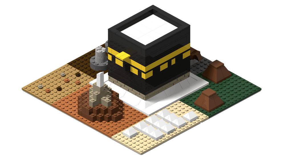 Mecca Hajj Landmarks Set for Kids