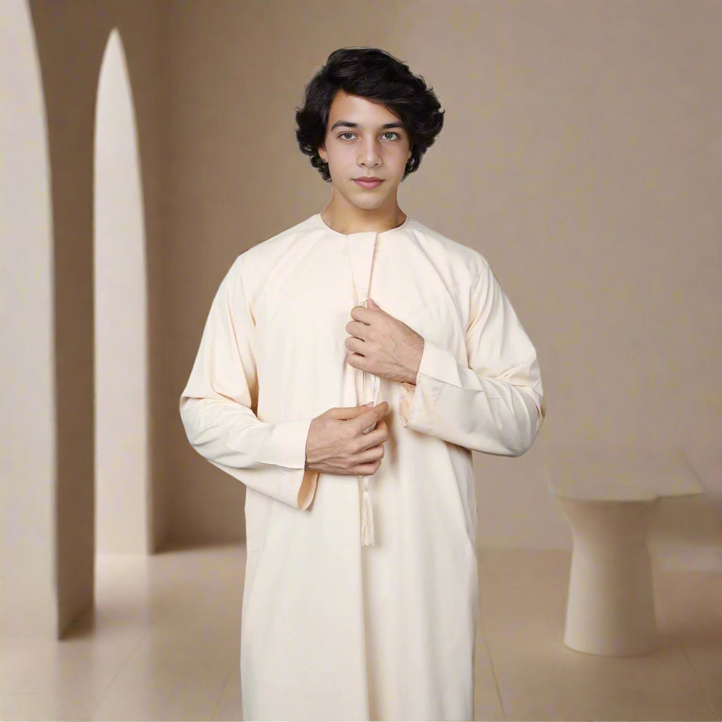 Pearl Bush Emirati Thobe for Kids