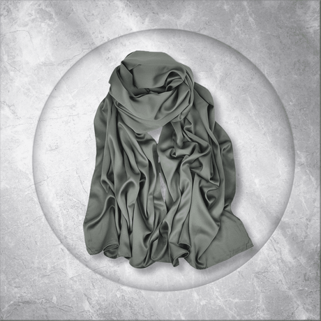 Buy Teal Green Satin Hijab Online