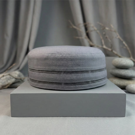Shop Ma’moun Kufi Silver Aman men’s prayer cap USA