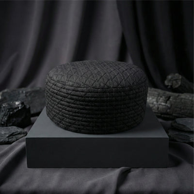 Heritage Quilted Kufi Steel Onyx