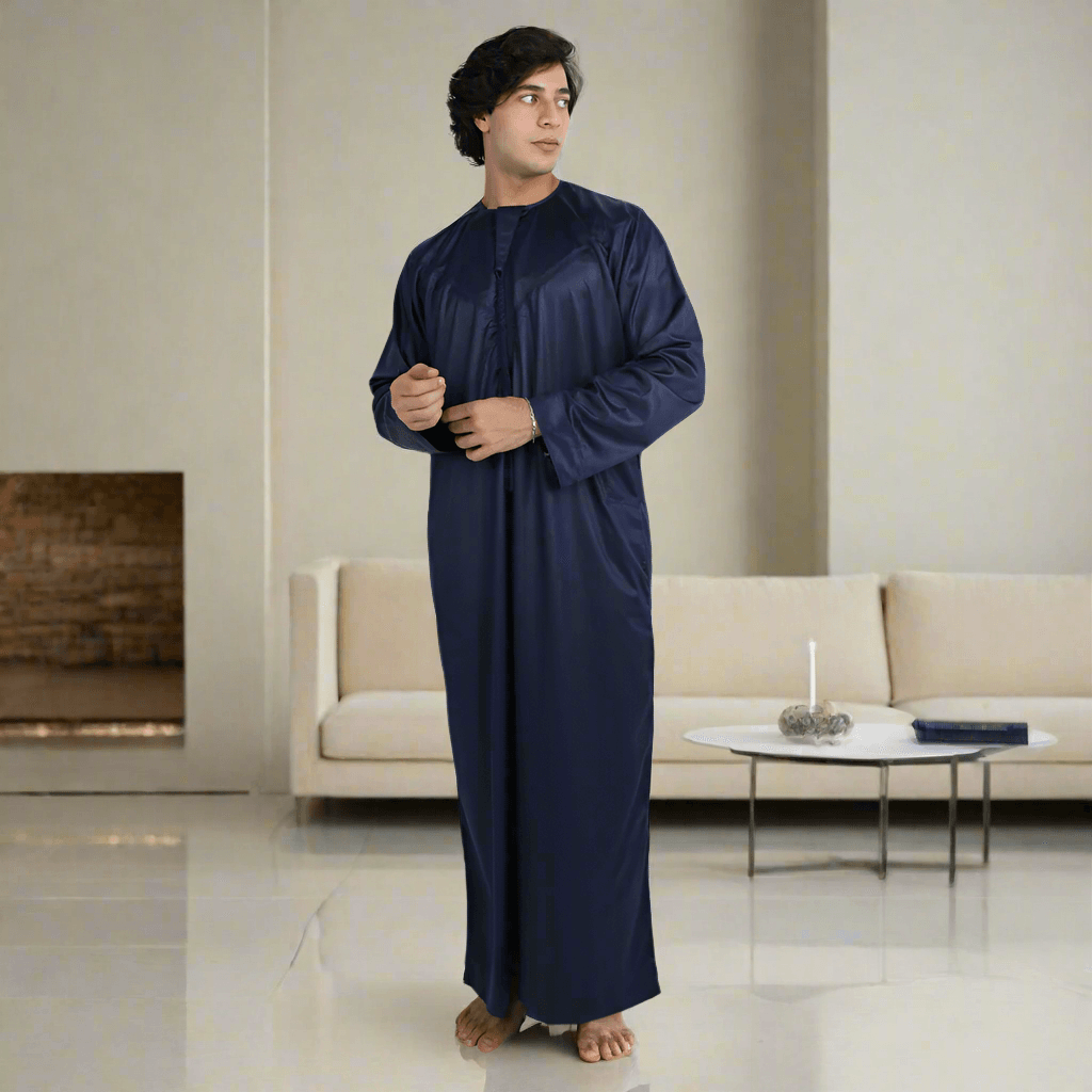 Shop Tealish Blue Emirati Thobe