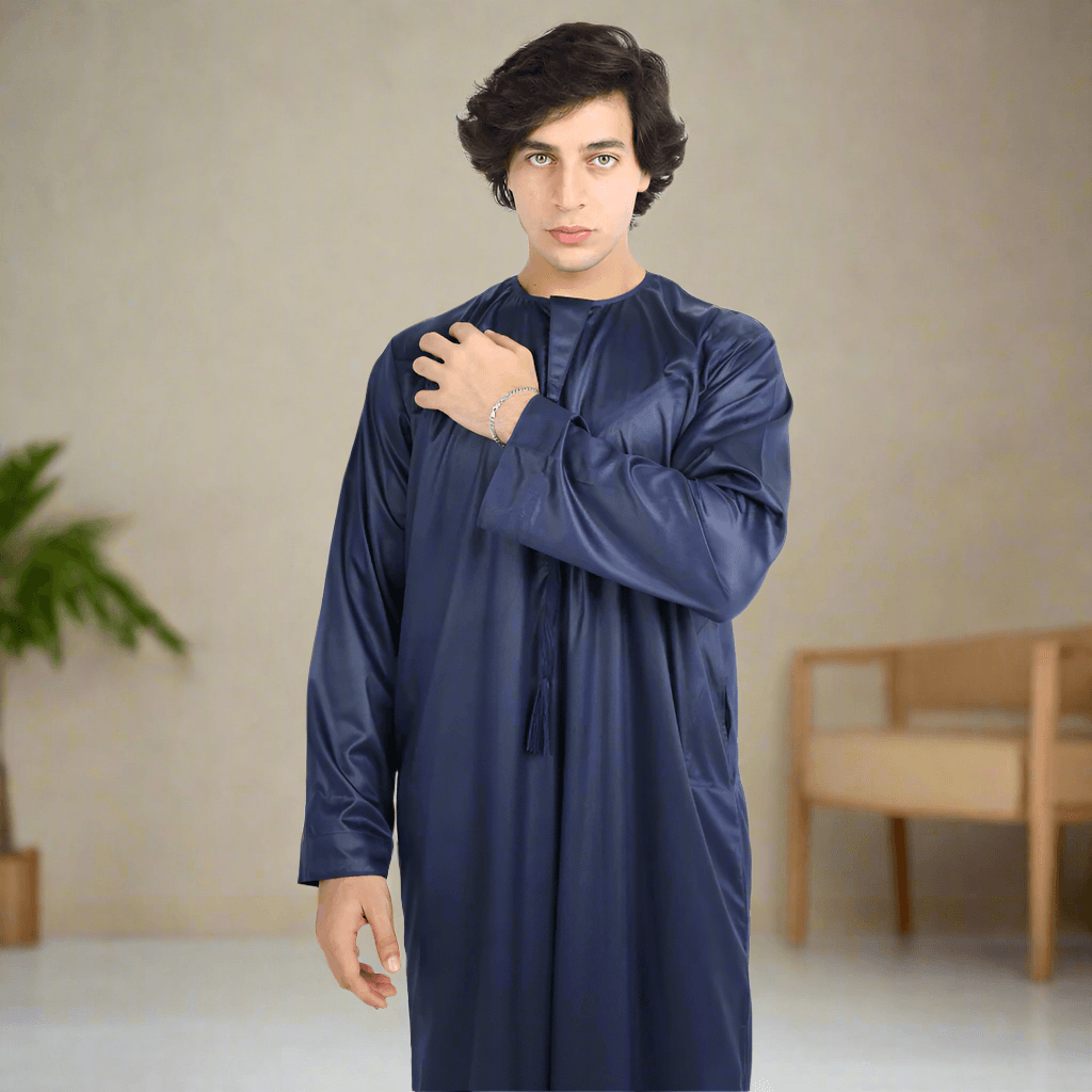 Tealish Blue Emirati Thobe