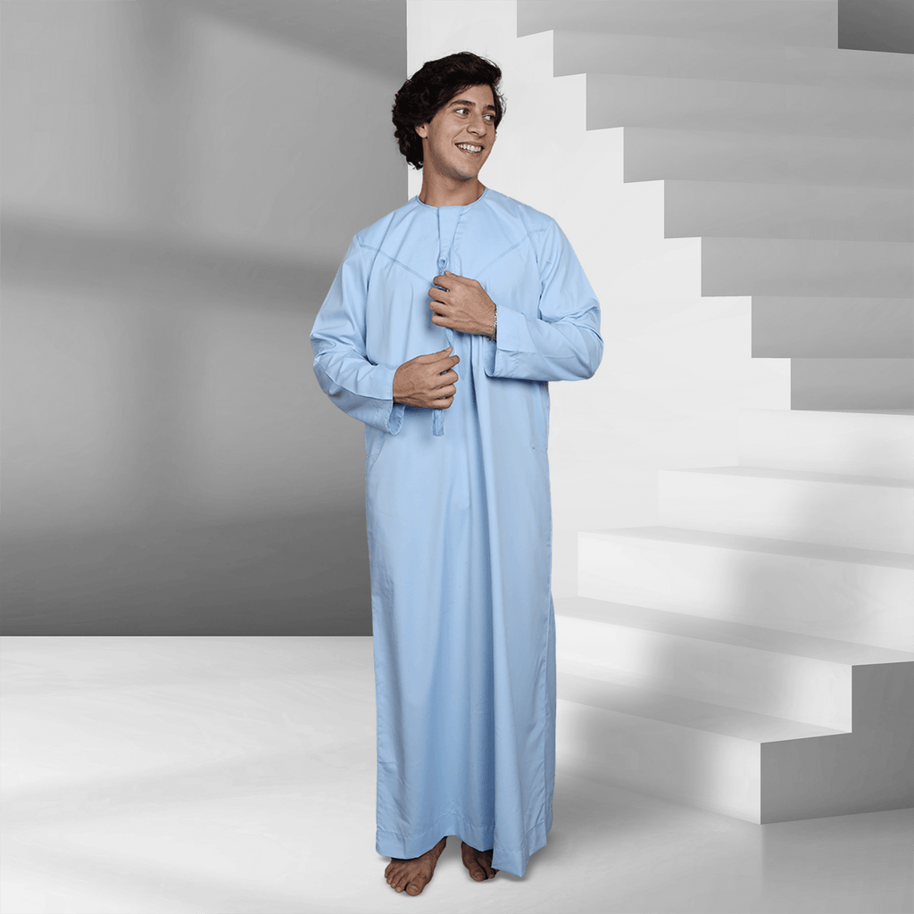 Buy Tropical Blue Emirati Thobe Online