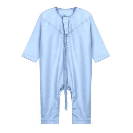 Kids Emirati Thobe Jumper Suit Tropical Blue