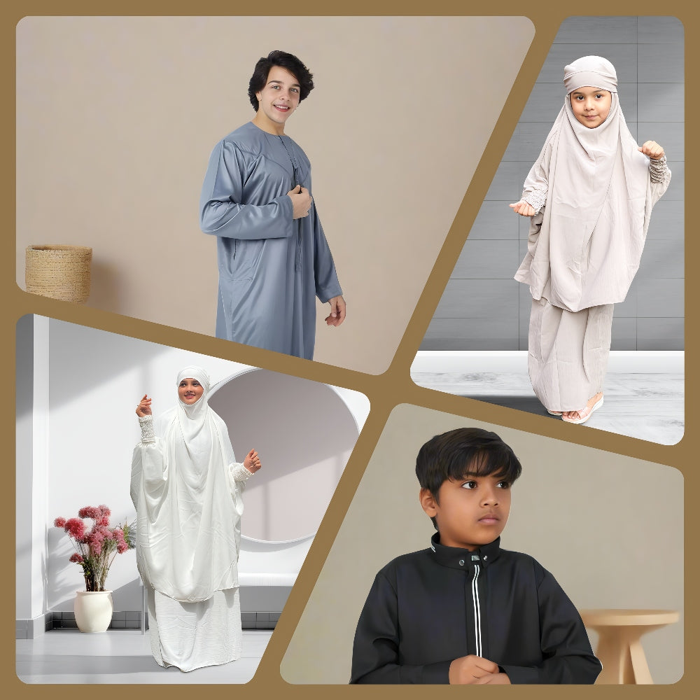 Islamic Clothing for Men, Women & Children